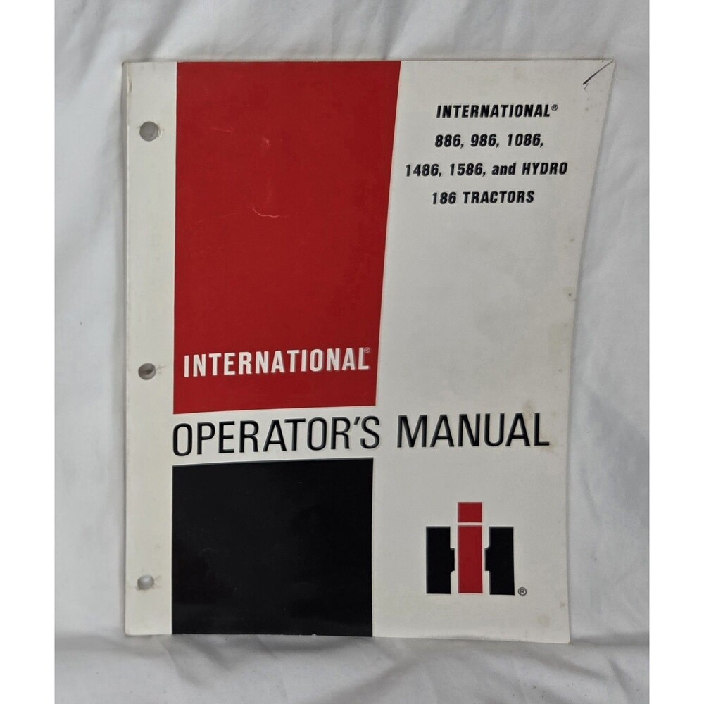 Vtg International Harvester IH 886 986 1086 1486 1586 Tractor Operators Manual